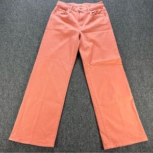 MOTHER The Mid Rise MavenAnkle Cats And Dogs Wide Leg Straight Pants Size 25